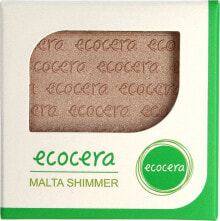 Ecocera Powder Malta Shimmer Увлажняющая, питательная и успокаивающая пудра с эффектом естественного сияния и свежести 10 г