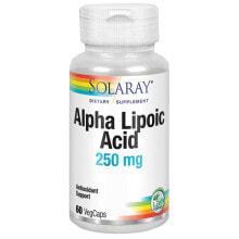 Антиоксиданты SOLARAY Alpha Lipoic Acid 250mgr 60 Units