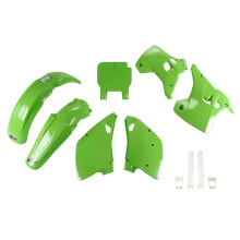 UFO Kawasaki KX 125/250 1992-1992 KAKIT195F-026 Fork Protectors & Plastics Kit