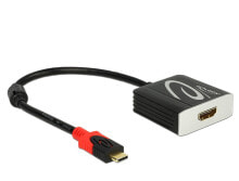 DeLOCK 62730 кабельный разъем/переходник USB Type-C HDMI Черный