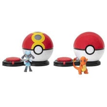 JAZWARES Figure Pokémon Charmander Vs Riolu