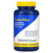 Витамины и БАДы для пищеварительной системы Адвансд Натуралс, ColonMax, мощная растительная и минеральная формула, 100 растительных капсул