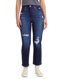 Levi's women's Ribcage Ultra High Rise Straight Ankle Jeans