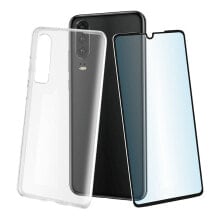 MUVIT Cristal Soft Case Huawei P30 And tempered glass screen protector