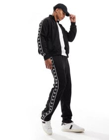 Купить мужская одежда The Couture Club: The Couture Club co-ord poly tricot track joggers in black