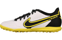 Nike Tiempo Legend 9 TF 织物 减震支撑 足球鞋 男款 白黄色 / Футбольные кроссовки Nike Legend 9 Club TF DA1193-107