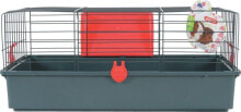 Клетки и домики для грызунов zolux CLASSIC cage 70 cm, color: gray / red