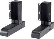 Brackets and racks for televisions and audio equipment