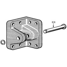 Купить палубное оборудование OEM MARINE: OEM MARINE Zinc Plated Shaft Support