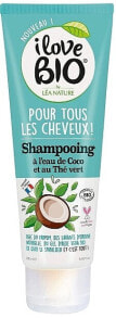 Haarshampoo mit Kokosnusswasser und Grüntee - I love Bio Coconut Water & Green Tea Shampoo