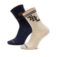 TIMBERLAND Throwback Lockup HC Crew Socks 2 Pairs