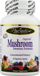 Грибы paradise Herbs Imperial Mushroom Immune Formula Комплекс грибов укрепляющий иммунитет 60 вегетарианских капсул