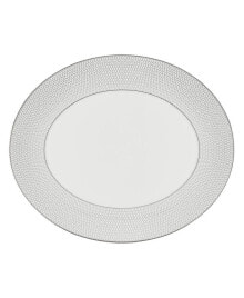 Wedgwood gio Platinum Oval Serving Platter, 13