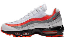 Nike Air Max 95 复古潮流 耐磨透气 低帮 跑步鞋 男款 红白橙 / Кроссовки Nike Air Max 95 749766-112