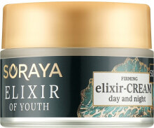 Straffende Gesichtselixier-Creme mit Malachit und Kollagen für Tag und Nacht - Soraya Youth Elixir Firming Cream-Elixir 50+