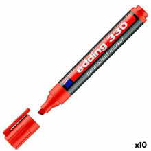 Постоянный маркер Edding 330 Красный (10 штук)