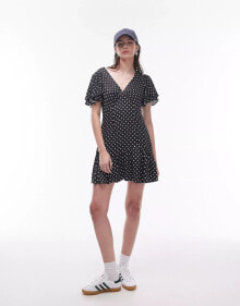 Бежевые женские мини-платья Topshop купить от $57