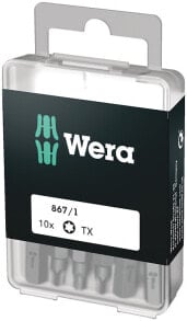 Биты Torx Plus Wera 867/1 DIY SiS нержавеющая сталь 2,5 см 10 шт купить в аутлете