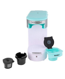 Mymini 14 ounces Single Serve Coffee Maker, Brews K-Cup Other Pods, Tea, Hot Chocolate, Hot Cider, Lattes, Reusable Filter Basket Included