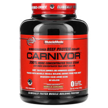 MuscleMeds, Carnivor, Bioengineered Beef Protein Isolate, Vanilla Caramel, 1.95 lbs (888 g)