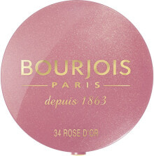 BOURJOIS Paris Little Round Pot Blusher roz do policzkow 34 Rose d'Or Компактные розовые румяна 2,5 г