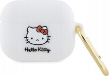 Sourcing Hello Kitty HKAP3DKHSH Airpods Pro cover white/white Silicone 3D Kitty Head