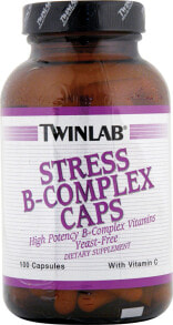 Витамины группы В Twinlab Stress B-Complex Витамины группы В для снятия стресса 100 капсул