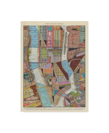 Trademark Global nikki Galapon Modern Map of New York II Canvas Art - 37