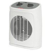 Clatronic HL 3762 - Fan electric space heater - Indoor - Floor - Table - Grey - White - Rotary - 2000 W