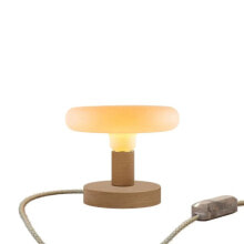 CREATIVE CABLES Posaluce Dash wooden table lamp with 2-pole plug - dimmer