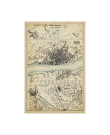 Trademark Global unknown Map of the Coast of England IV Canvas Art - 15