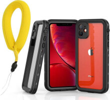 Купить чехлы для смартфонов Strado: Strado Etui Wodoodporne 360 + pasek do Apple iPhone 11 (Czarne)