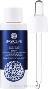 Купить сыворотки, ампулы и масла для лица BasicLab Dermocosmetics: Feuchtigkeitsspendendes Gesichtsserum mit 15% Trehalose, 10% SNAP-8-Peptiden und niedermolekularer Hyaluronsäure - BasicLab Dermocosmetics Esteticus 30 ml