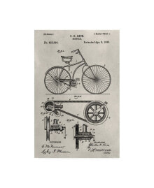 Trademark Global alicia Ludwig Patent-Bicycle Canvas Art - 15.5
