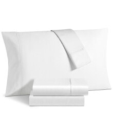 Fairfield Square Collection 1000 Thread Count Solid Sateen 6 Pc. Sheet Set, California King, Extra Deep Pocket , Created for Macy's