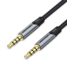 Vention BAQHD аудио кабель 0,5 m 3.5mm TRRS Серый