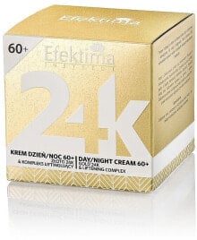 Gesichtscreme 60+ - Efektima Instytut 24K Gold & Liftening Complex Day/Night Cream 60+