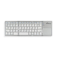 Клавиатуры tastatur Wireless 63 Ta. faltbar Toch. DE silber