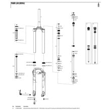 ROCKSHOX Yari/Lyrik 27.5´´ 170 mm Dual Position Air Left Spring Internals