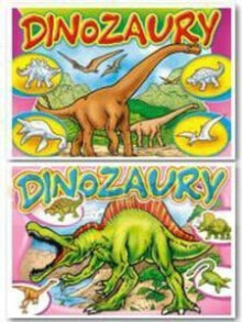 Раскраски для детей książeczka do kolorowania Dinozaury - KRZESIEK 010