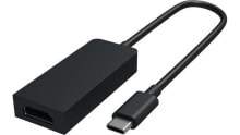 Компьютерные разъемы и переходники microsoft Surface HFP-00003 кабельный разъем/переходник USB-C HDMI Черный