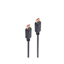 Компьютерные разъемы и переходники shiverpeaks BS10-70035 DisplayPort кабель 2 m Черный