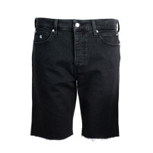 Мужские шорты Мужские шорты черные джинсовые до колен Calvin Klein Szorty