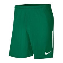 Мужские спортивные шорты Мужские шорты спортивные футбольные зеленые Nike League Knit II M BV6852-302 training shorts