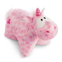 Купить детские товары для сна NICI: Плюшевая игрушка-подушка Единорог Розовая Бриллиантовая NICI Theodor & Friends 40X30 см