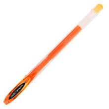 Liquid ink pen Uni-Ball Rollerball Signo Basicos UM-120 Orange 0,5 mm (12 Pieces)