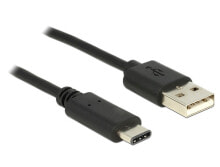 DeLOCK 0.5m, USB2.0-A/USB2.0-C USB кабель 0,5 m 2.0 USB A USB C Черный 83326