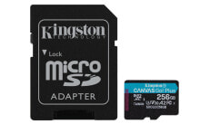 Карты памяти kingston Technology Canvas Go! Plus карта памяти 256 GB SD Класс 10 UHS-I SDCG3/256GB