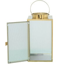 Lantern Alexandra House Living Gold Steel