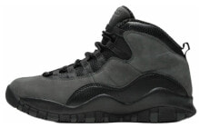 Jordan Air Jordan 10 Retro Shadow 影子 低帮 复古篮球鞋 GS 黑色 2018 / Кроссовки Jordan Air Jordan 10 Retro Shadow GS 2018 310806-002